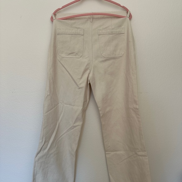 Fashion Nova — Nina High Rise Straight Leg - Cream size 29 - Picture 6 of 6